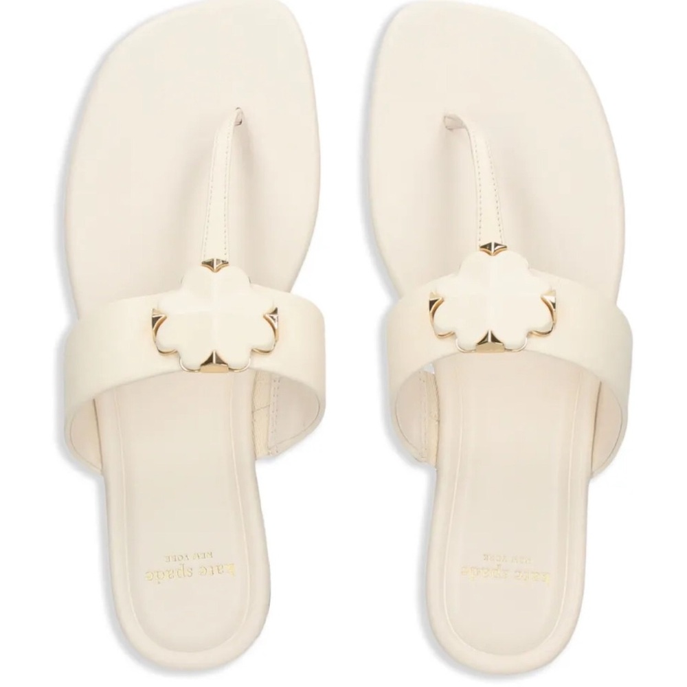 Kate Spade
floral-appliqué sandals  size 9.5